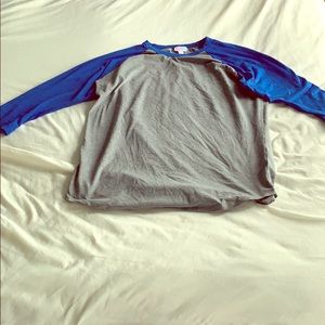 LuLaRoe Randy baseball tee. Size large.